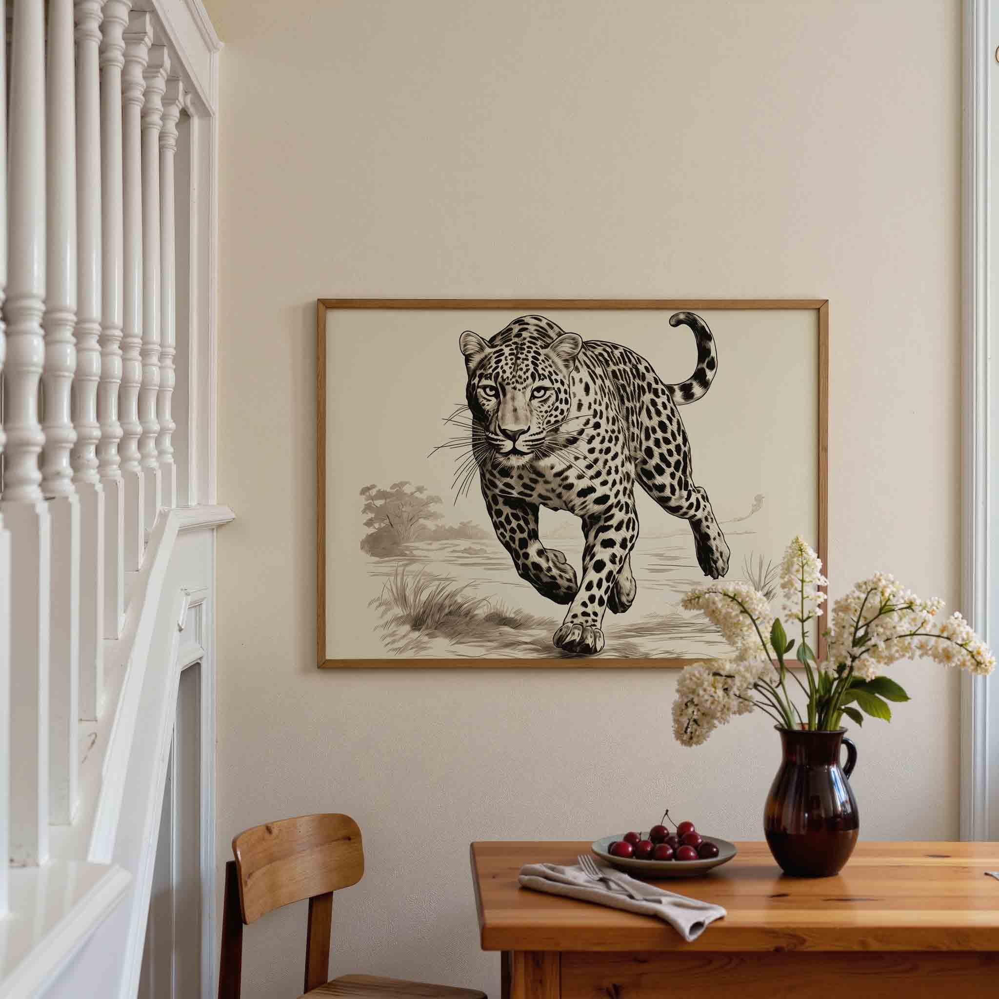 Jaguar in beweging Poster