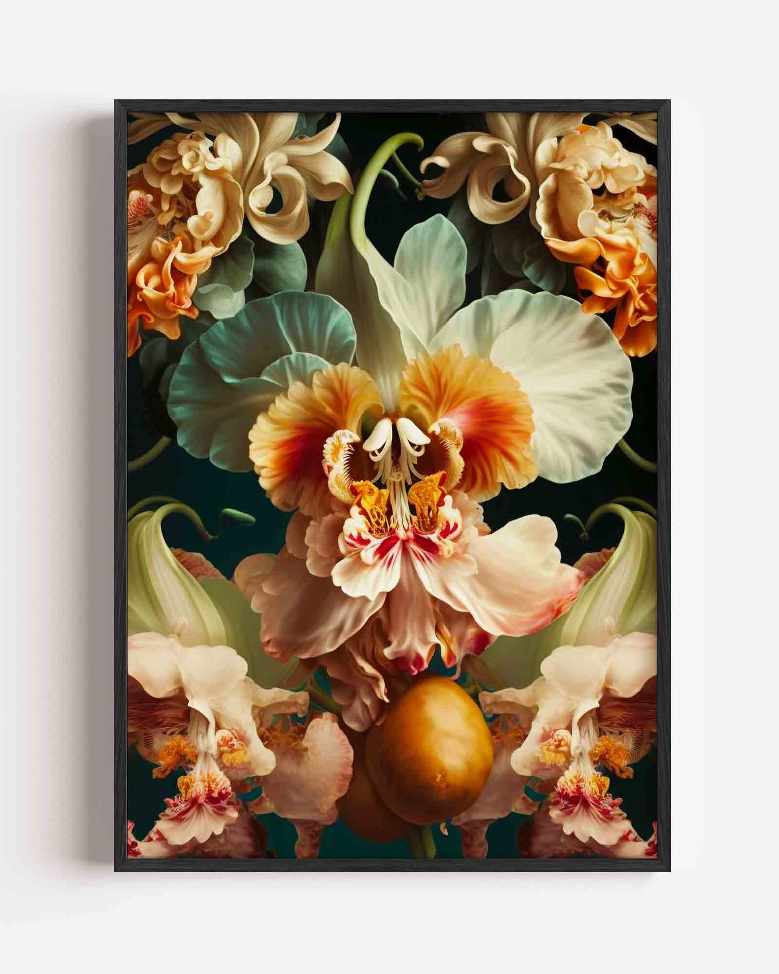 Bloemen en bladeren Poster