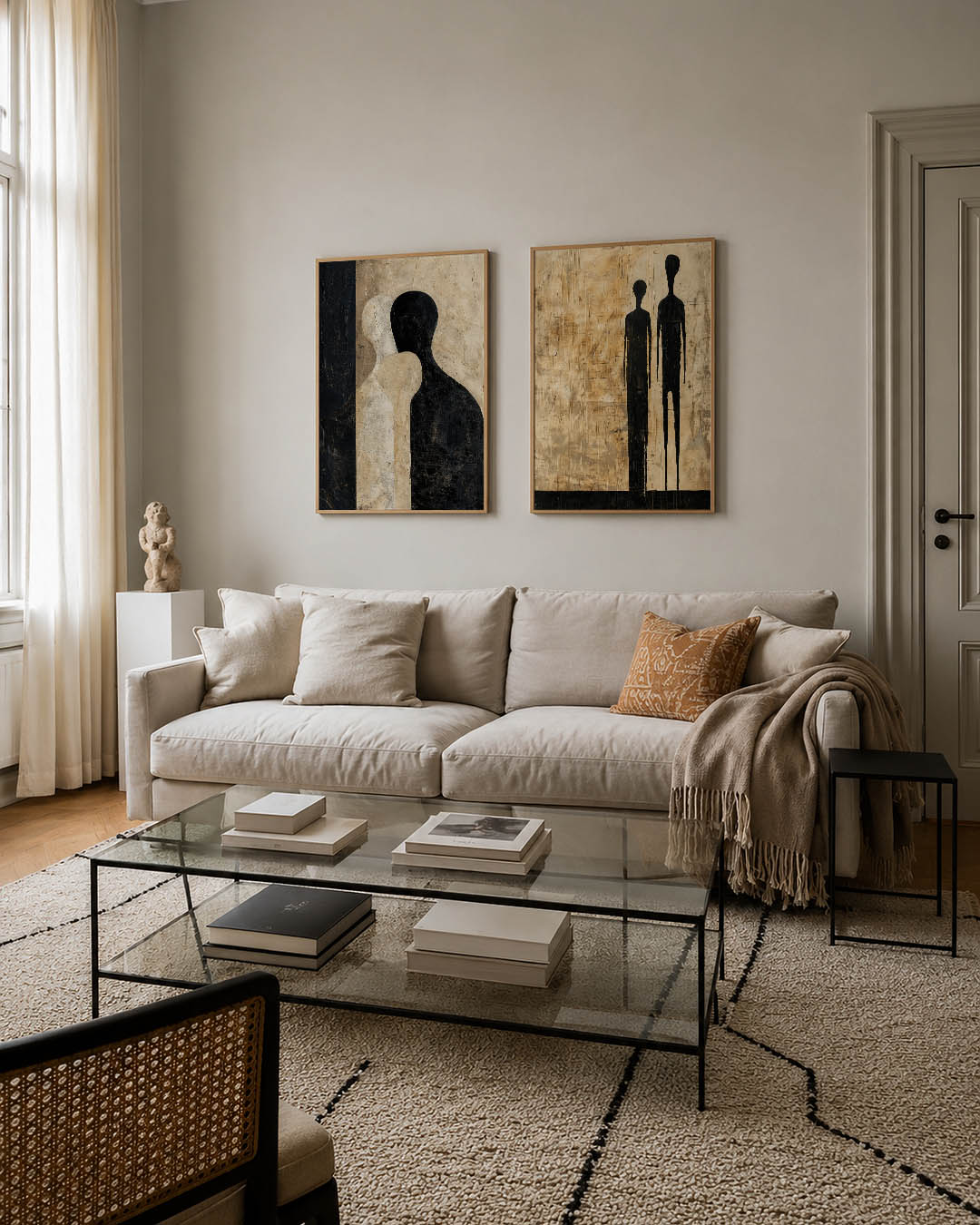 Vorm en schaduw Posterset
