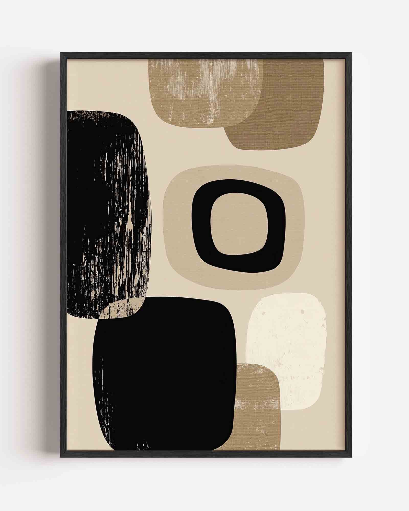 Abstracte vormen Poster