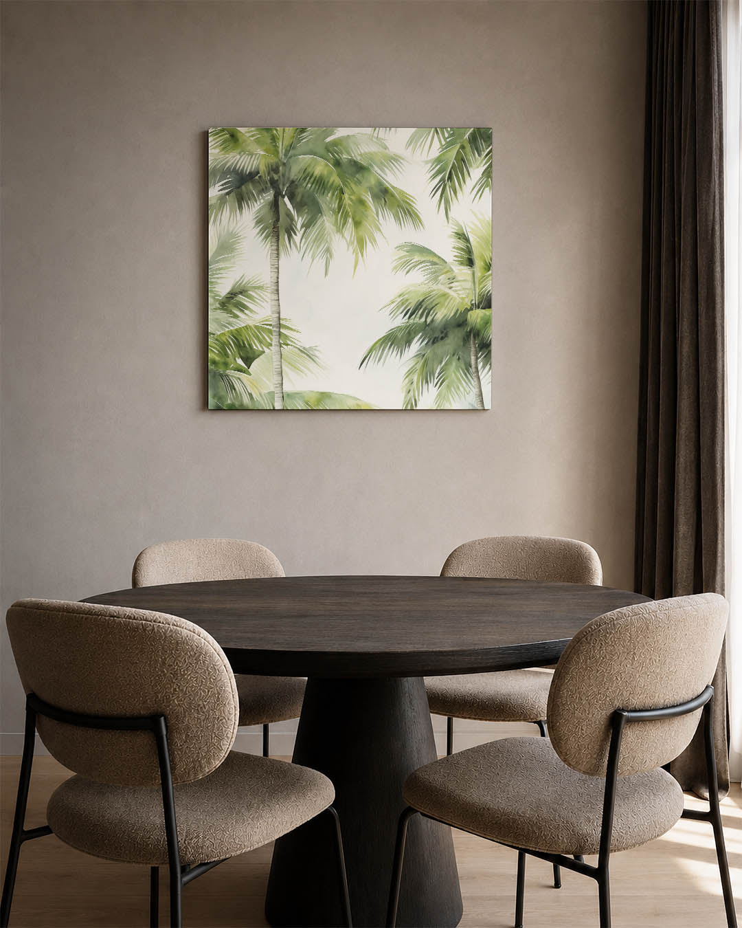 Tropische palmbomen Kunstwerk