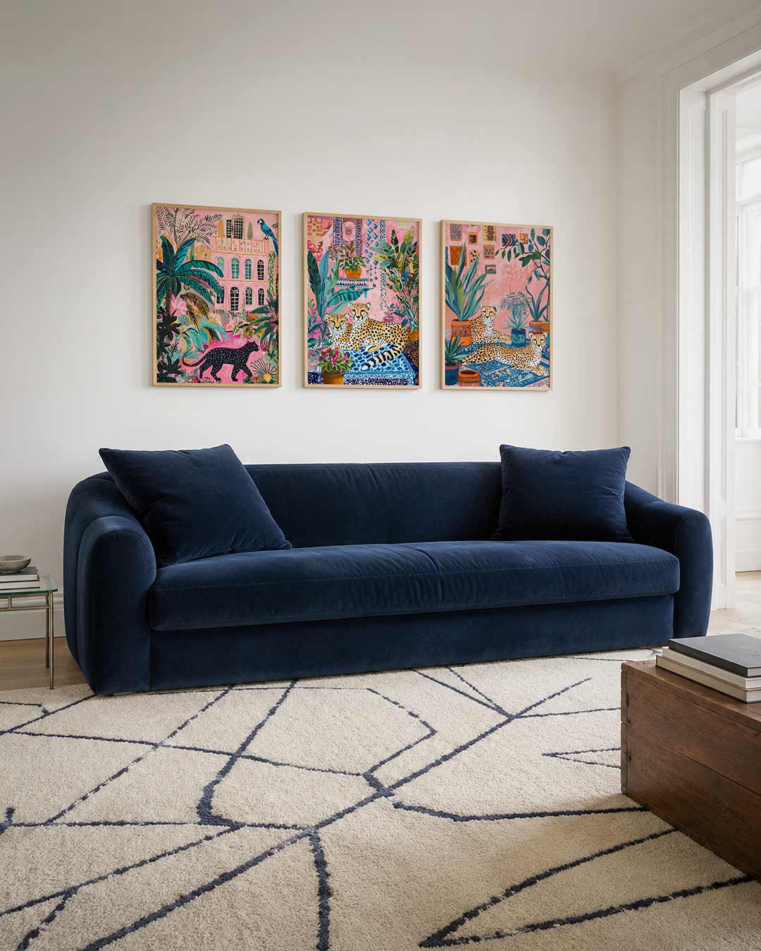 Kleurrijke jungle Posterset