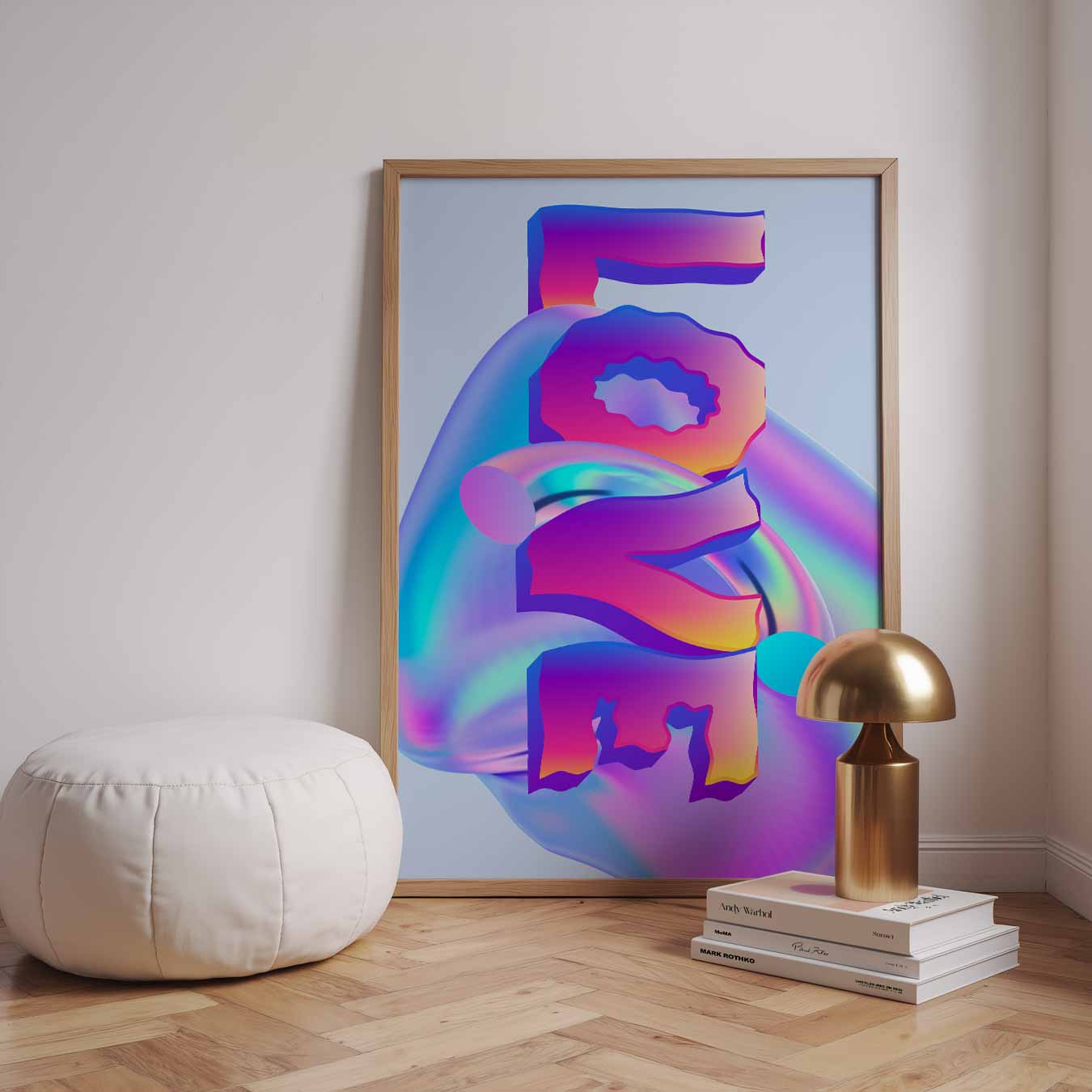 Kleurvolle Abstractie Poster-WallArtistic