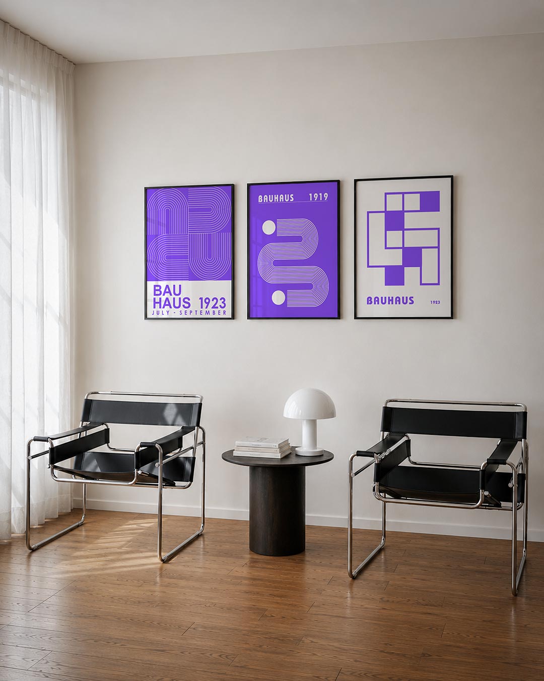 Lijnen en kleurvlakken Posterset