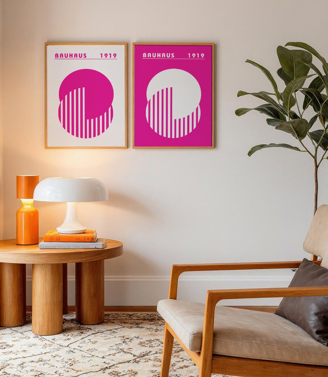 Cirkel en strepen Posterset