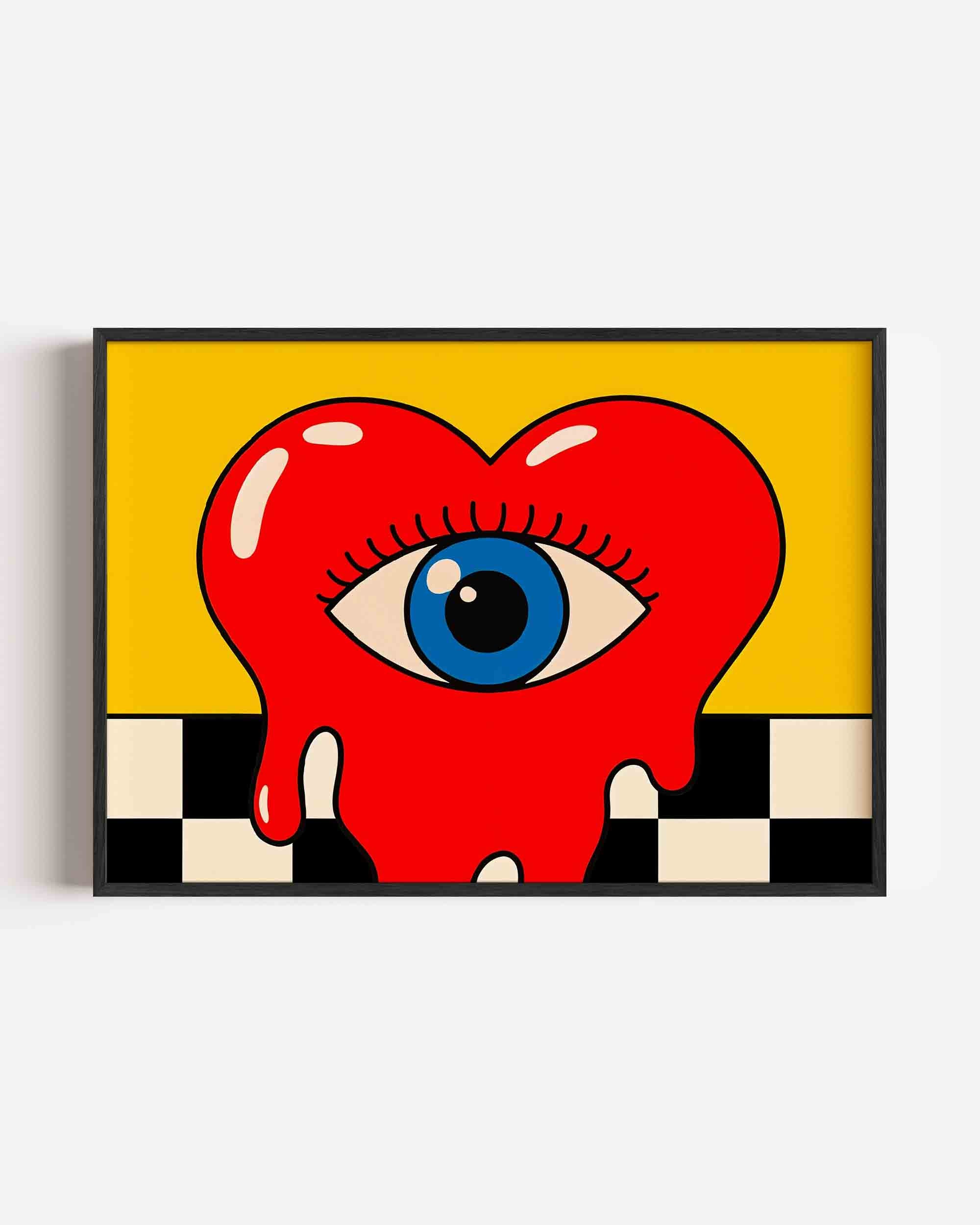 Oog in hart Poster