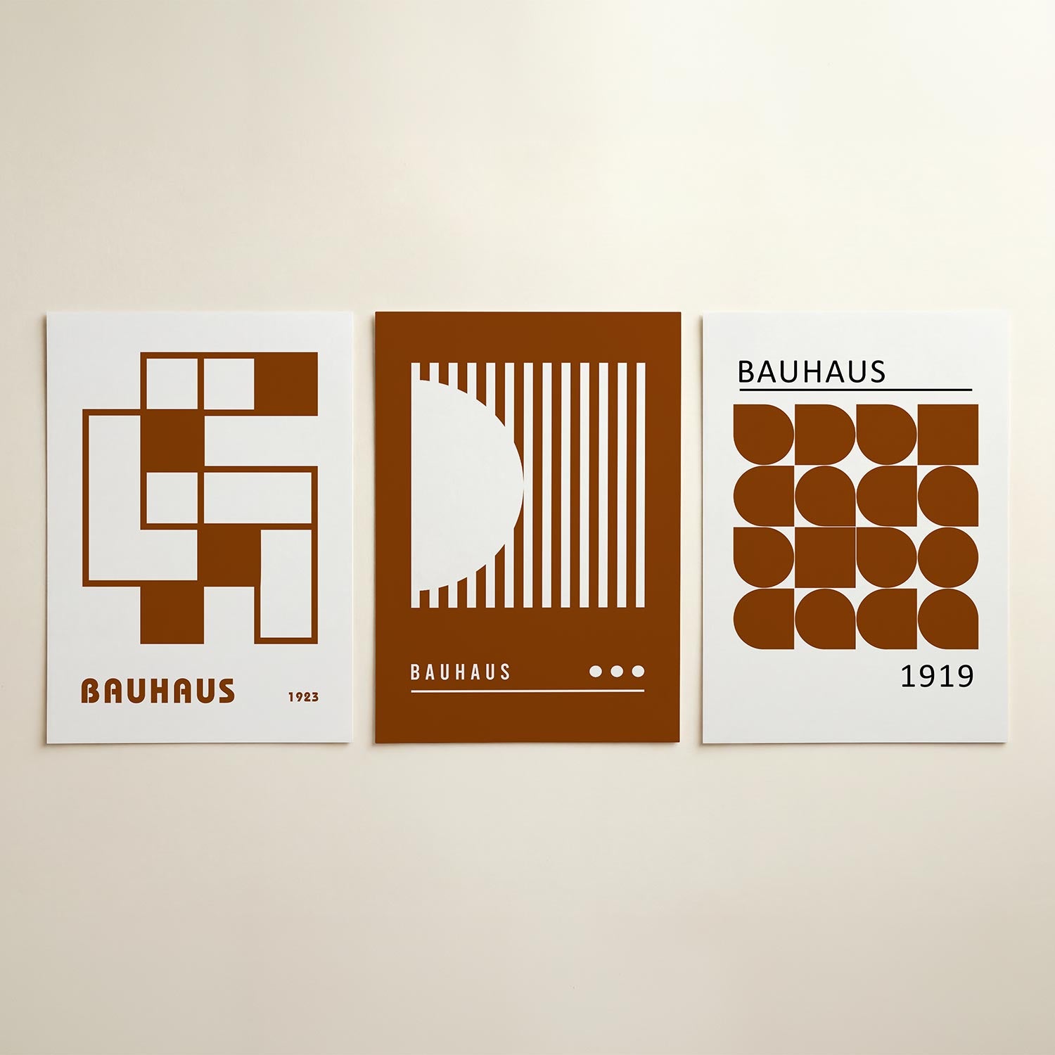 Vormen en vlakken Posterset