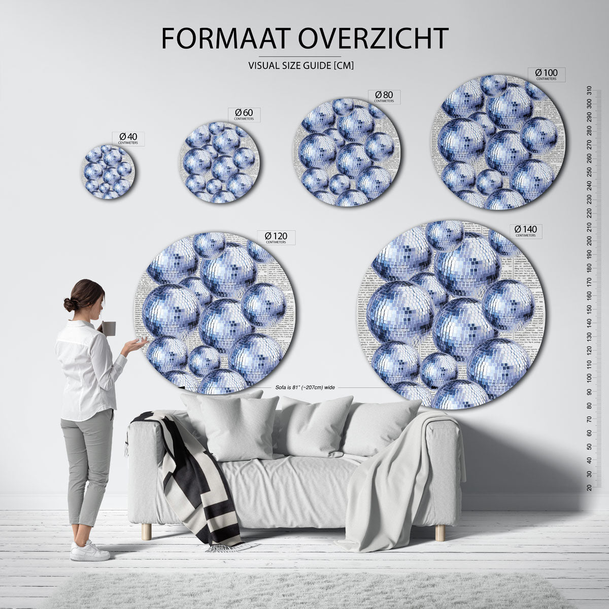 Spiegelbollen Muurcirkel