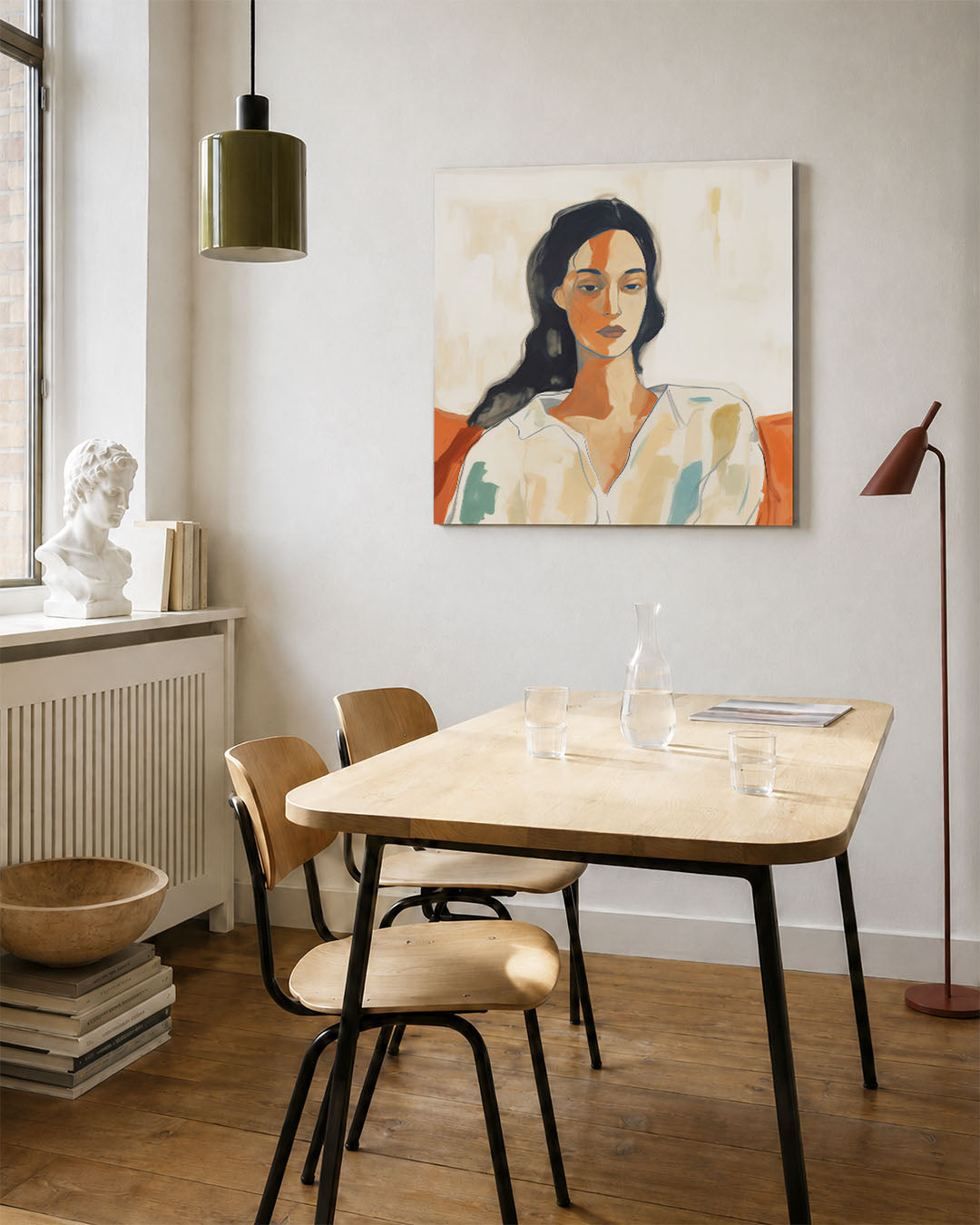 Vrouwelijk portret Kunstwerk