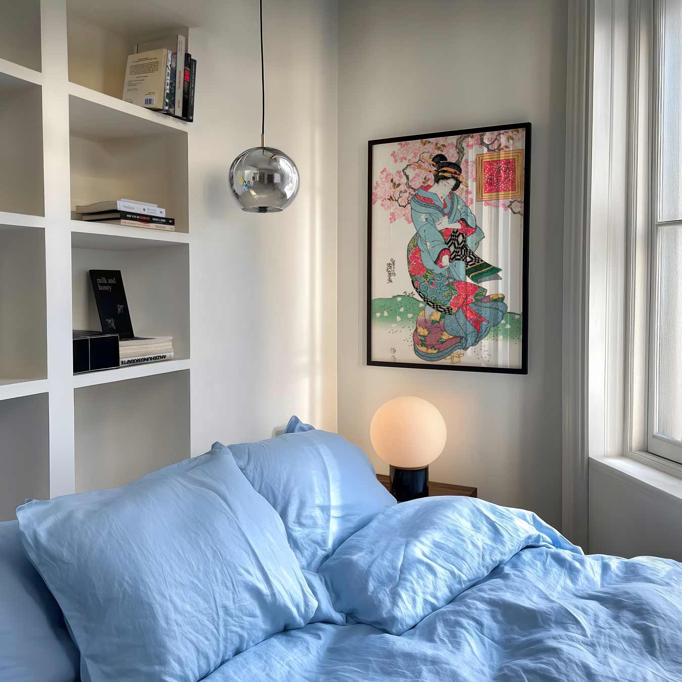 Japanse Elegantie in Bloei Poster-WallArtistic