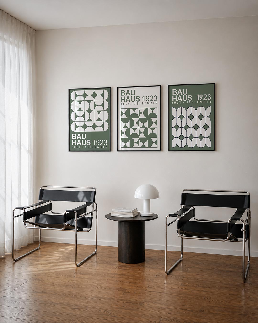 Cirkelvormen en vlakken Posterset