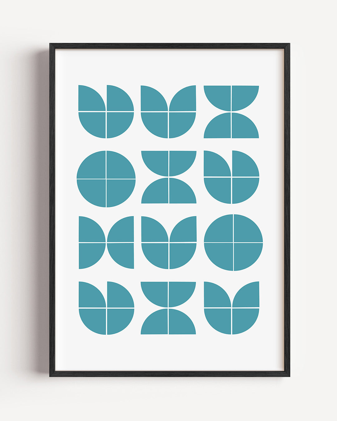 Vormritme en kleur Poster