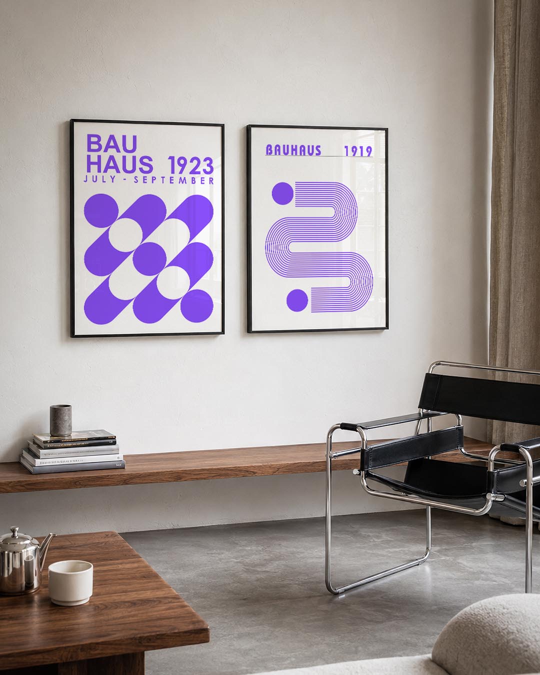 Vormenspel en kleur Posterset