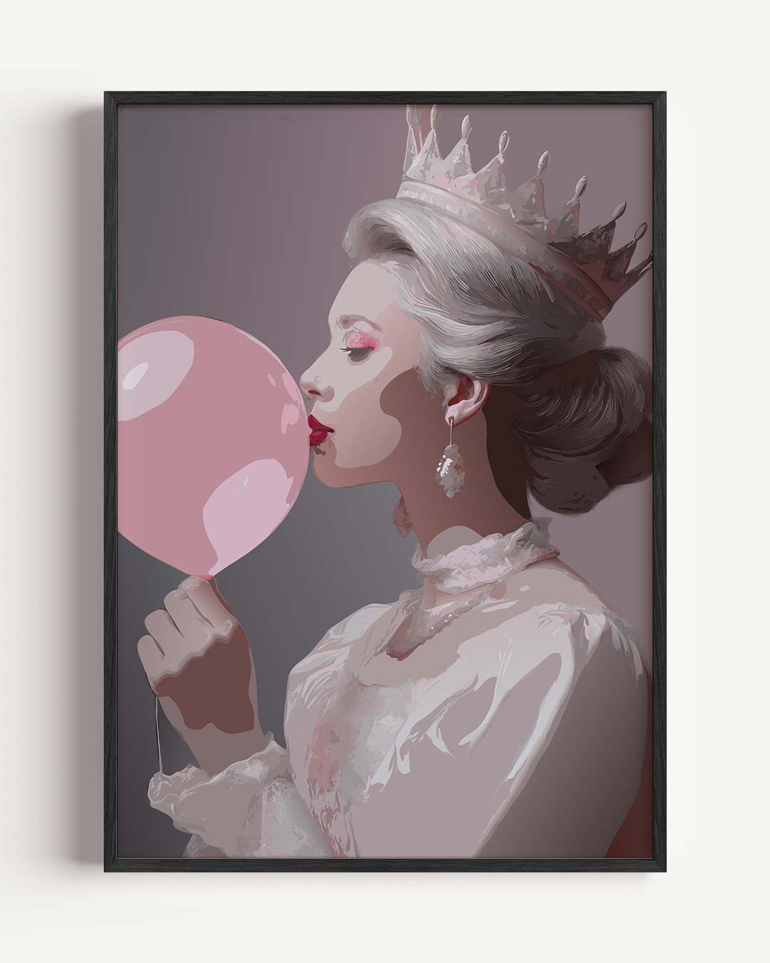 Koningin van Bubblegum Poster-WallArtistic