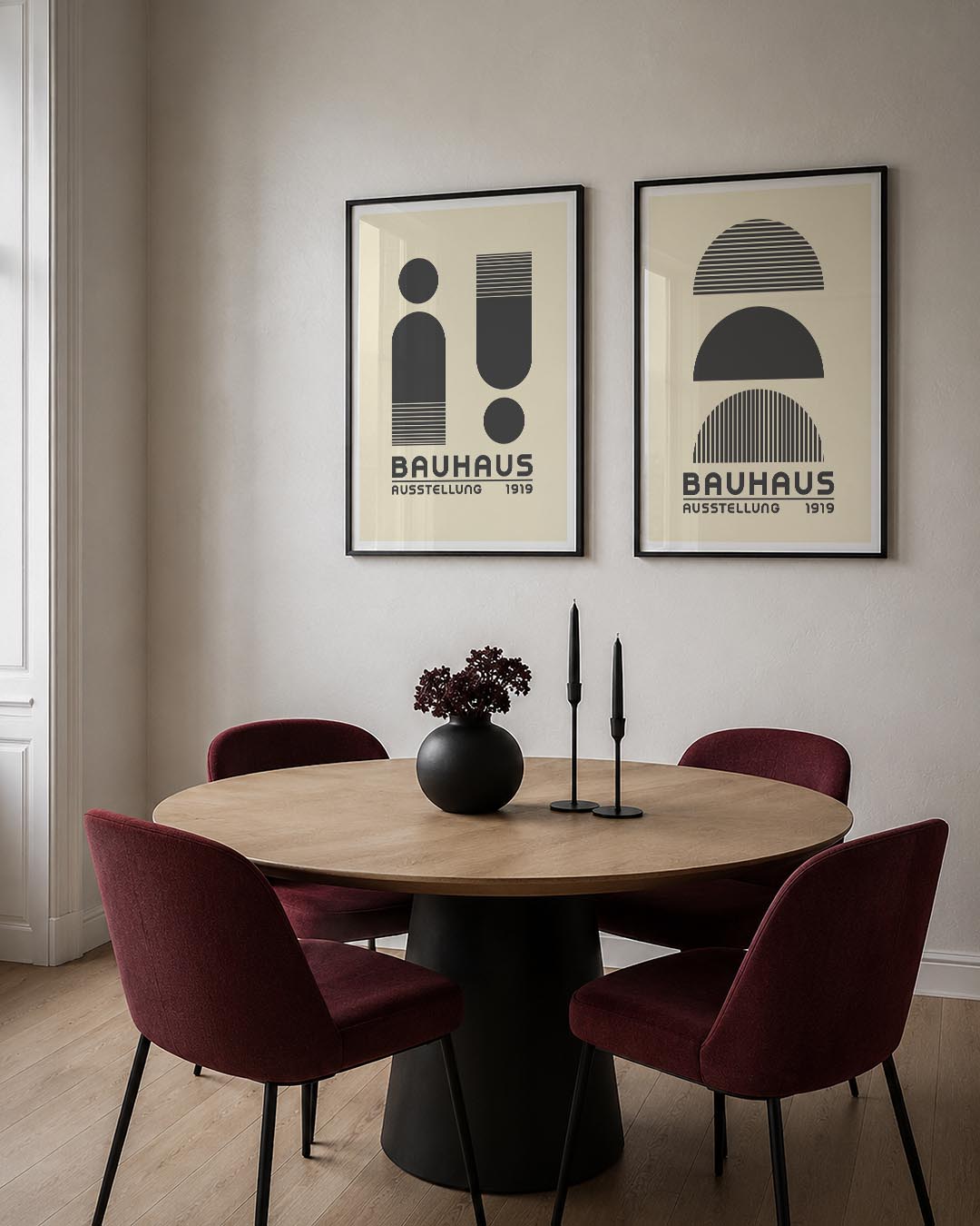 Vorm en lijnenspel Posterset
