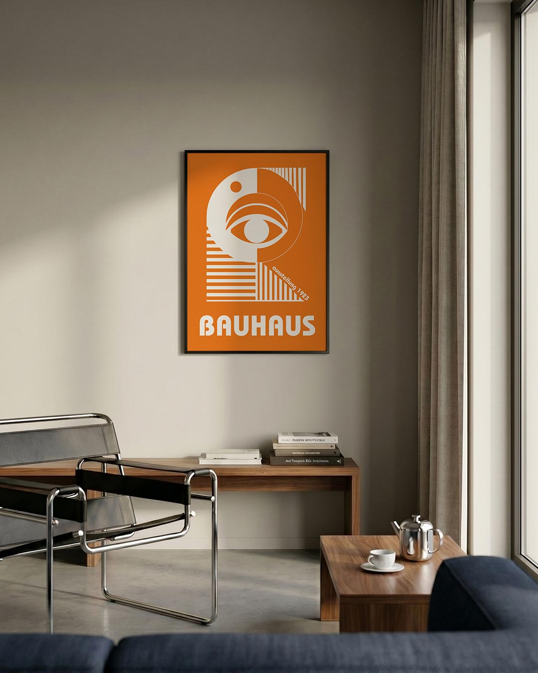 Oog en lijnen Poster
