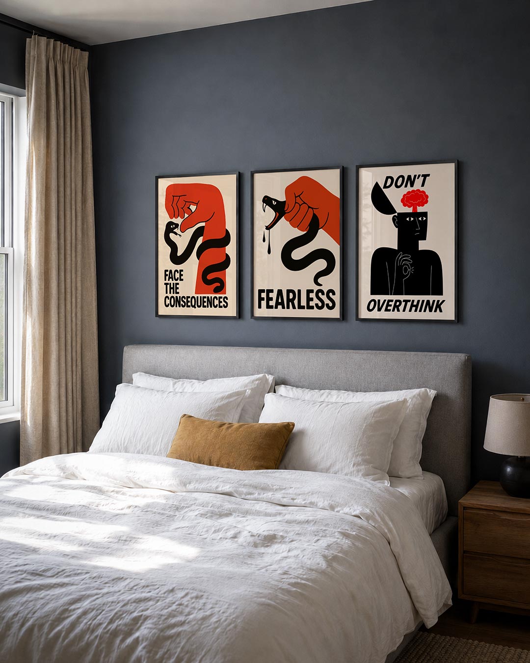 Krachtige confrontatie Posterset