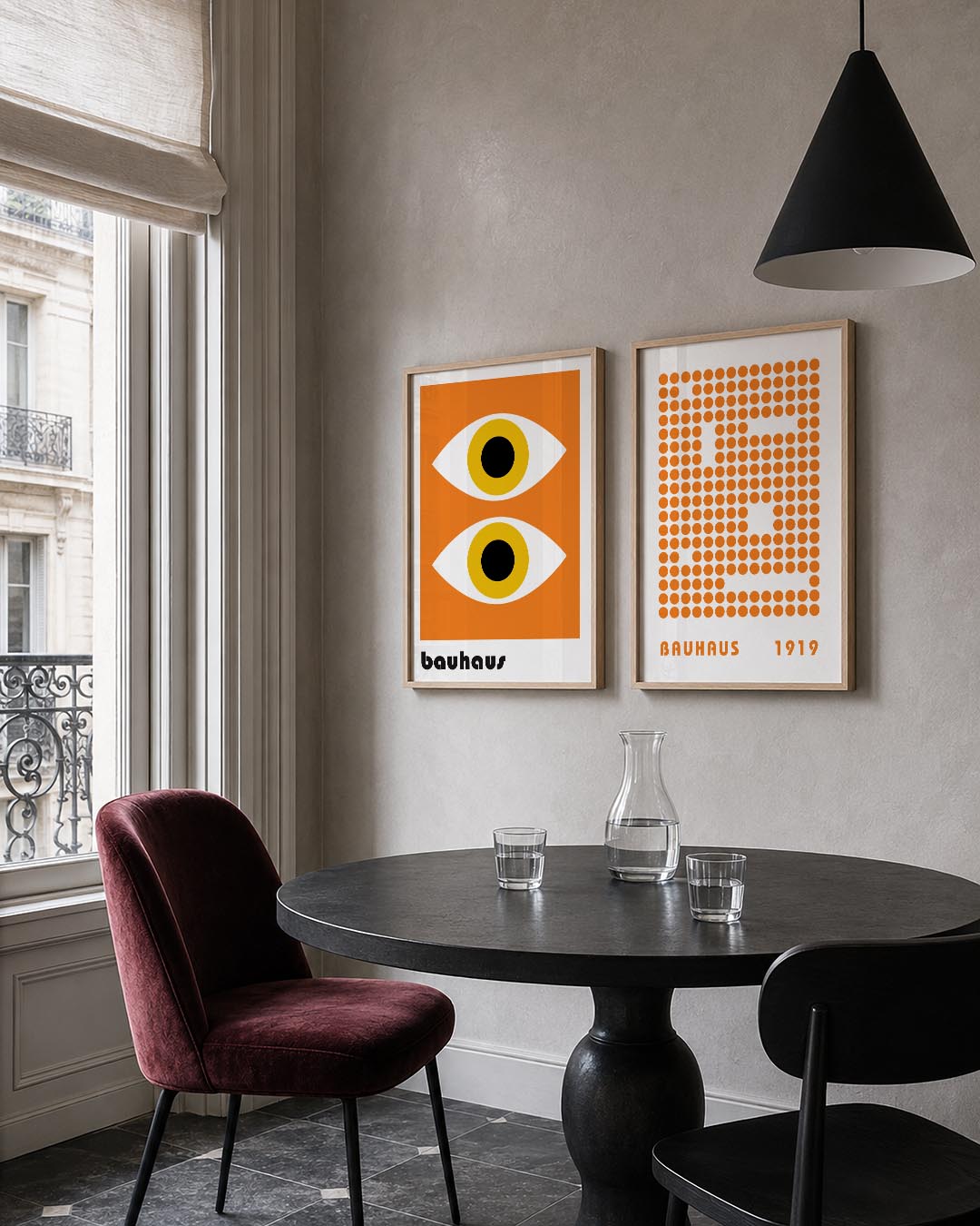 Oogvormen en kleur Posterset