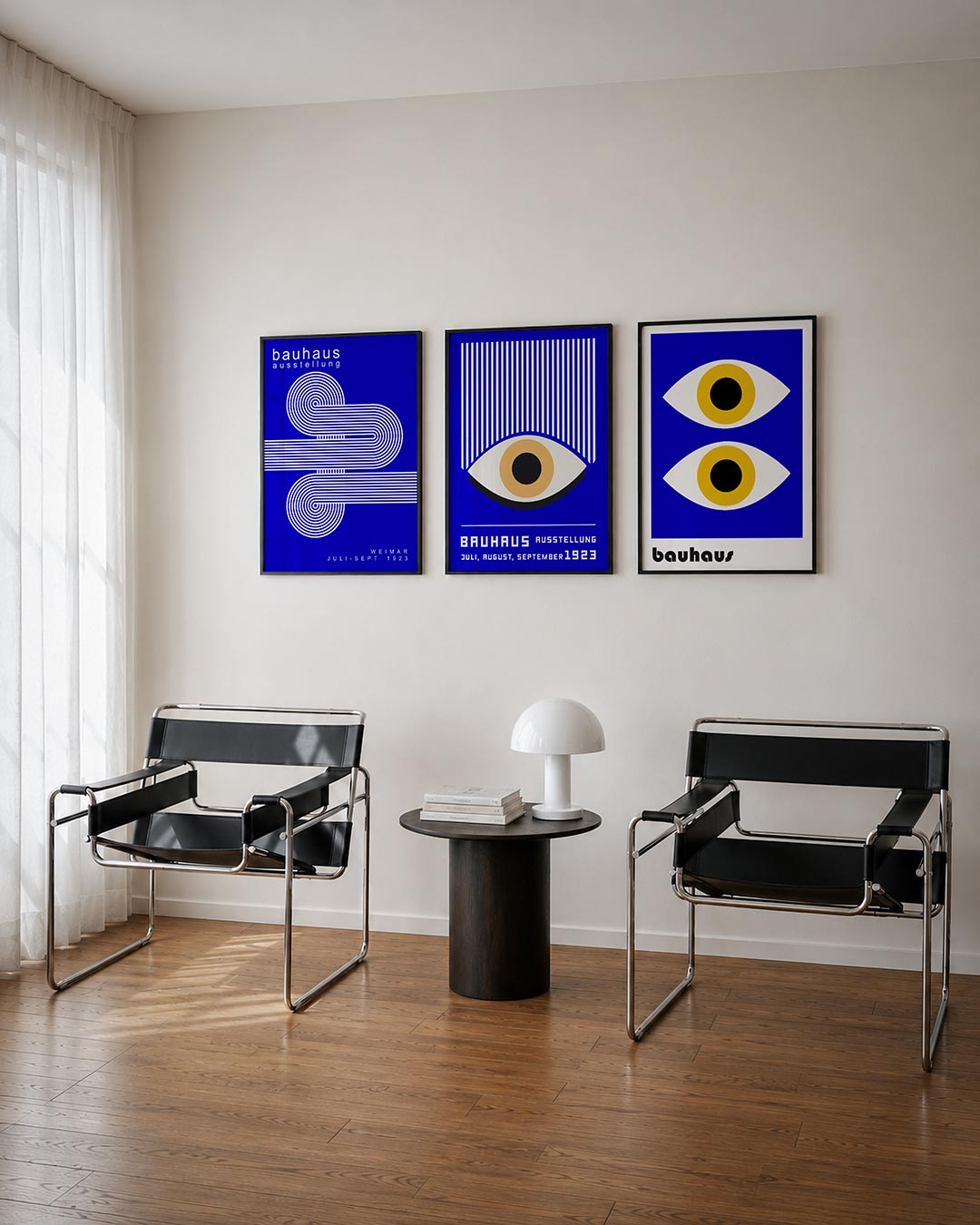 Lijnen en cirkelpatronen Posterset