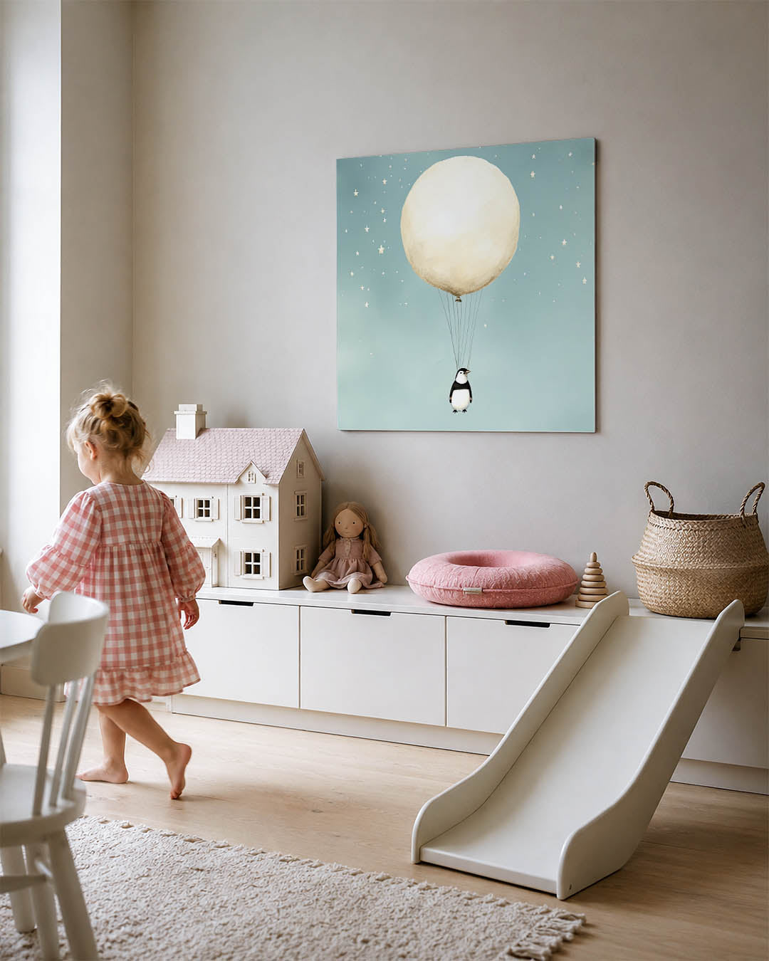 Dromerige ballonvlucht Kunstwerk
