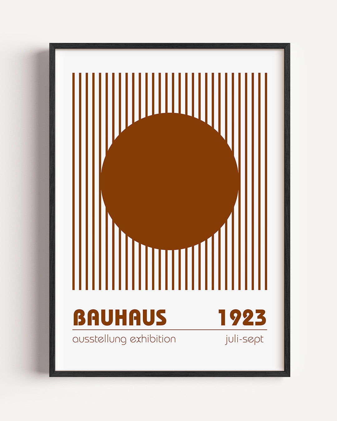 Cirkel en lijnen Poster