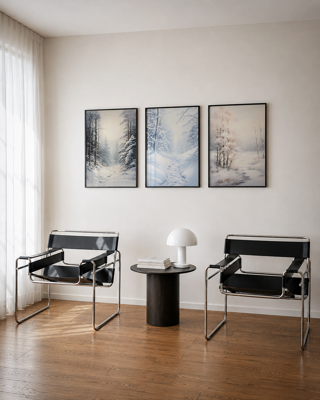 Winterse bosweg Posterset