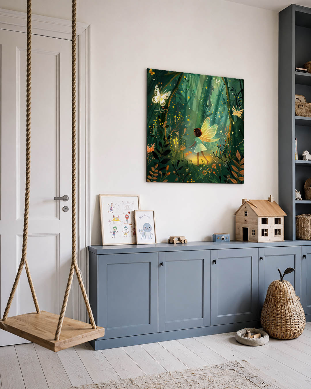 Sprookjesachtig bos Kunstwerk