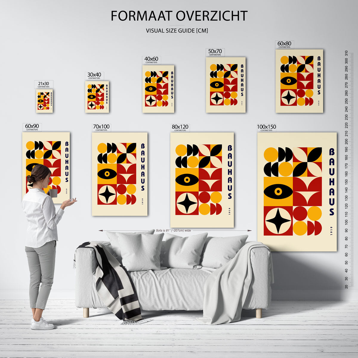 Vormen en vlakkenspel Poster
