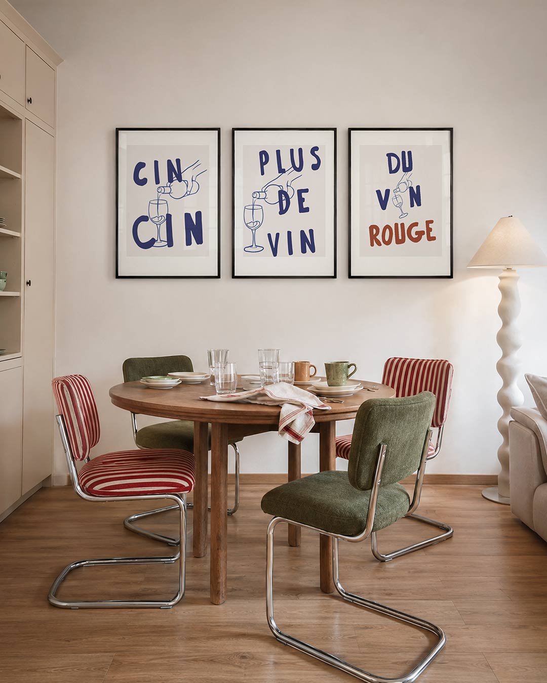 Vorm en cheers Posterset