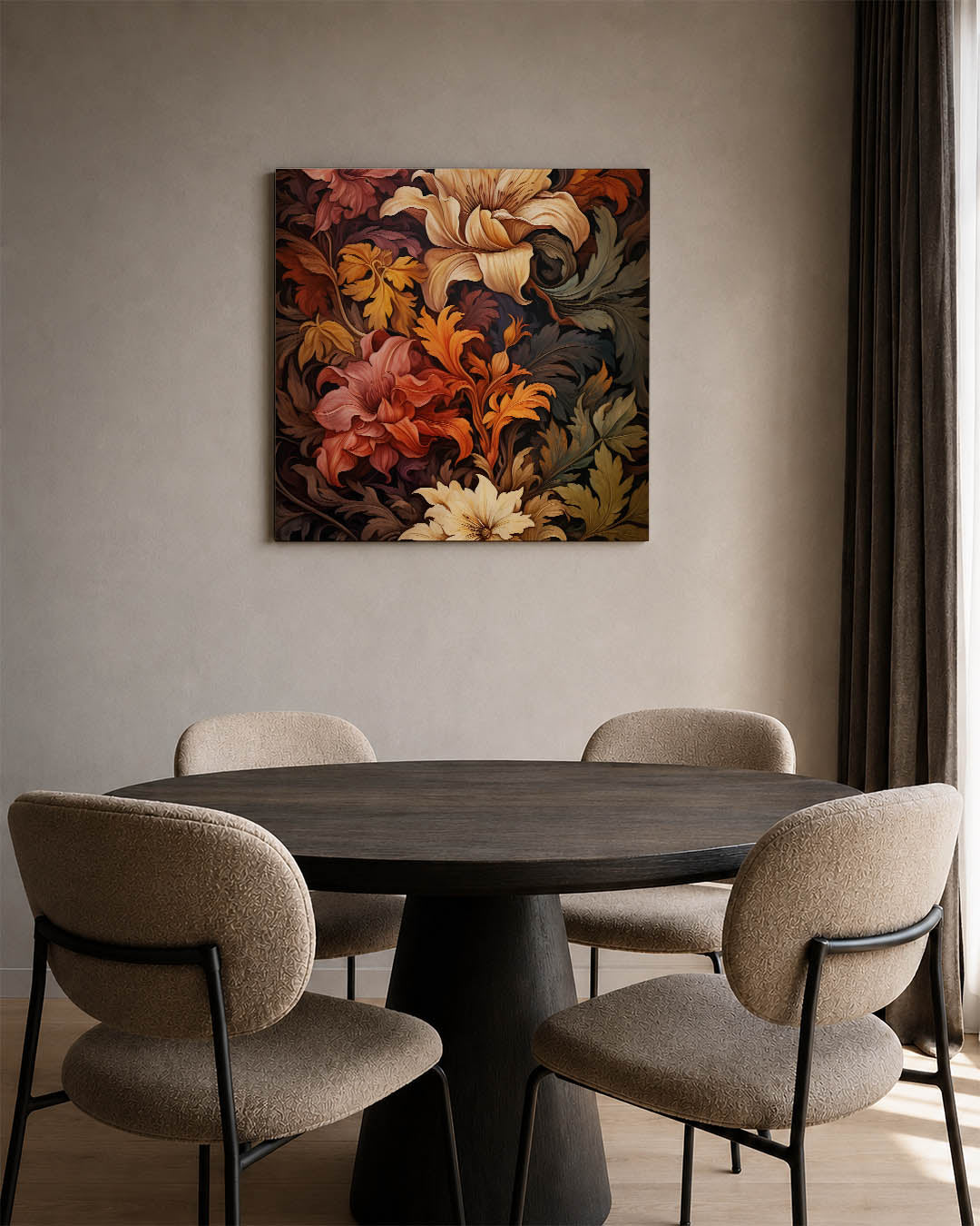 Bloemrijke vormen Kunstwerk