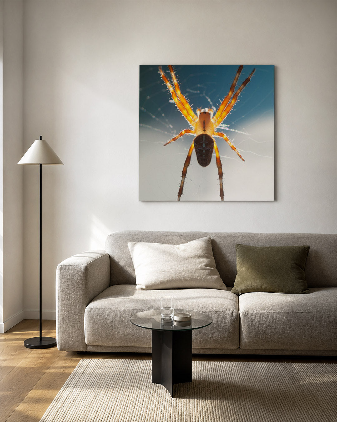 Spin in web Kunstwerk