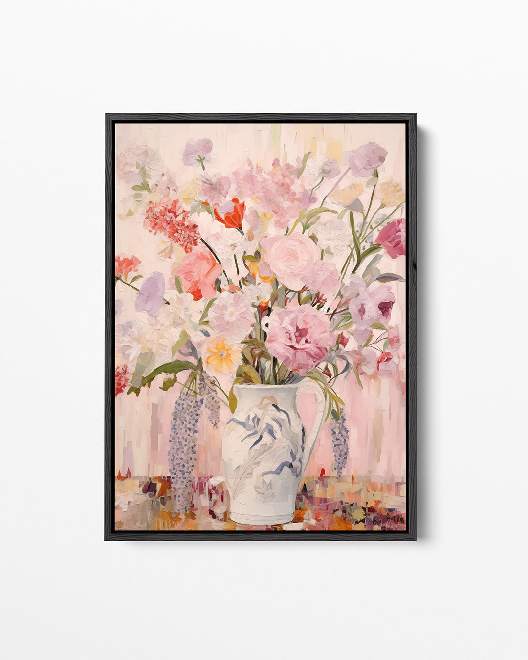 Bloemrijke compositie Kunstwerk