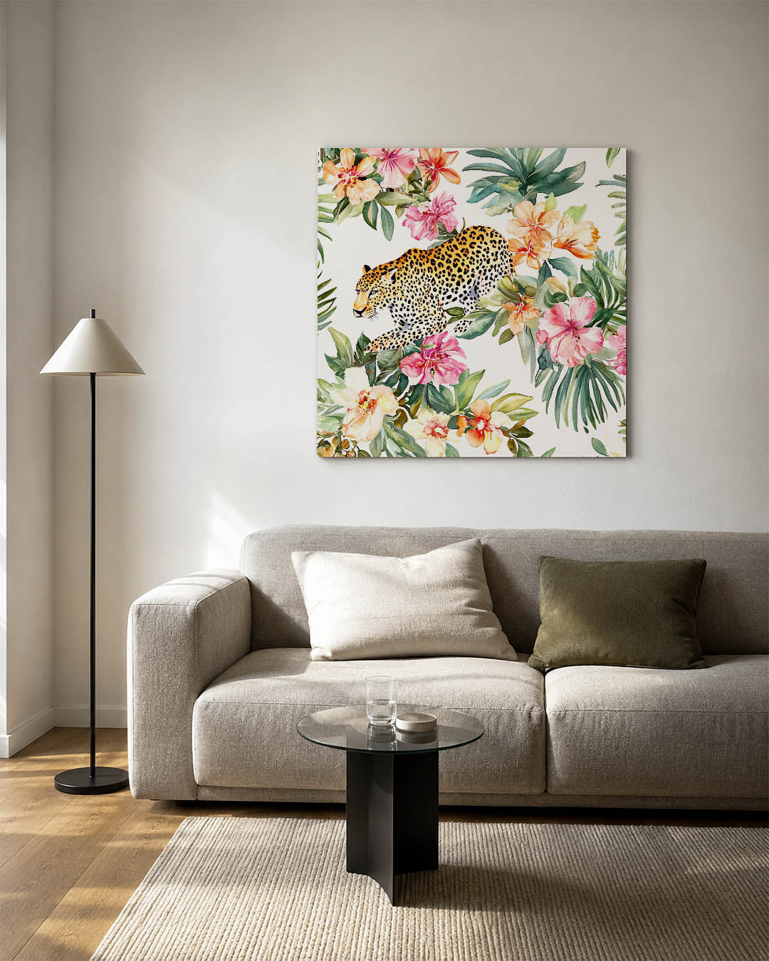 Tropische dierenprint Kunstwerk
