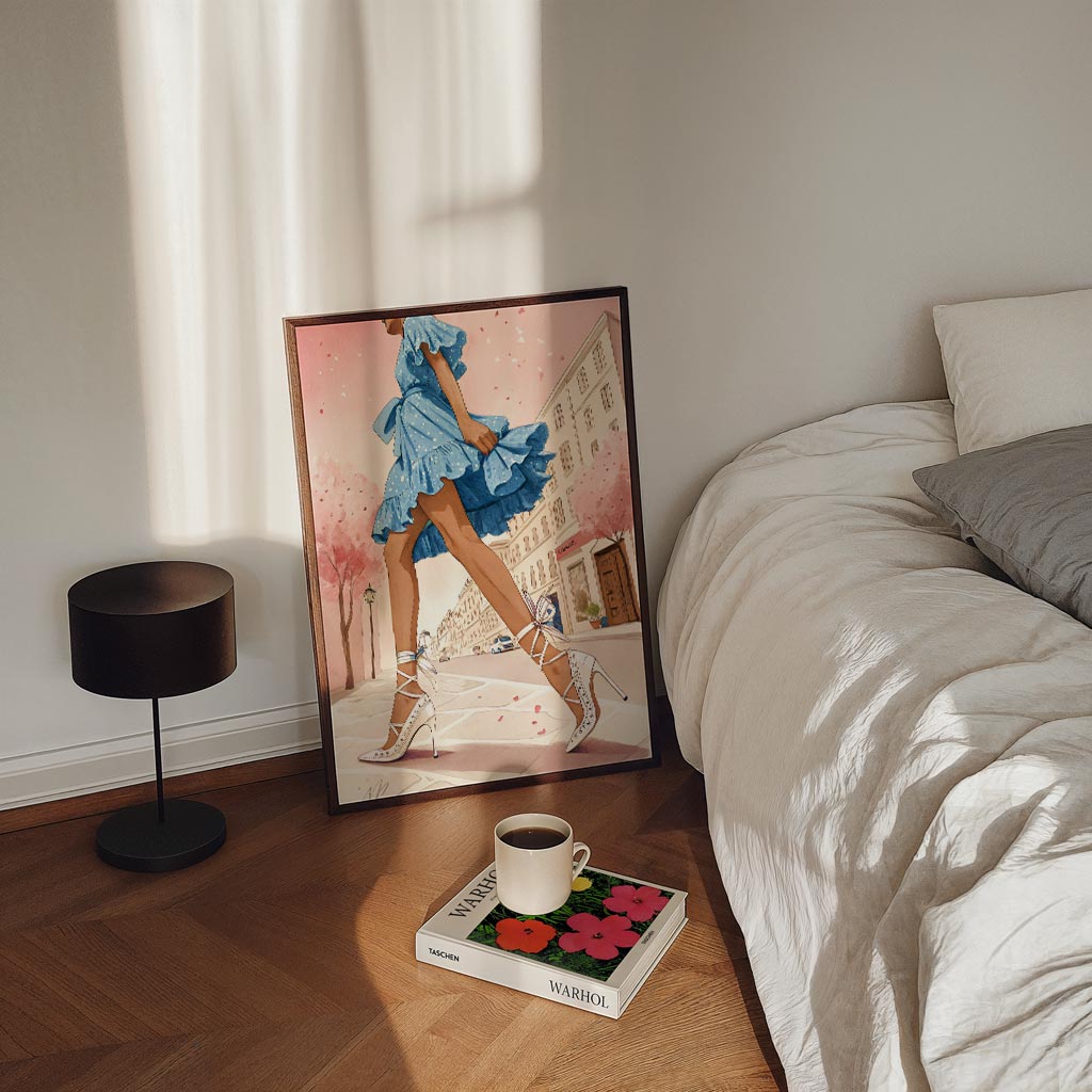 Vrolijke Lentedag Poster-WallArtistic