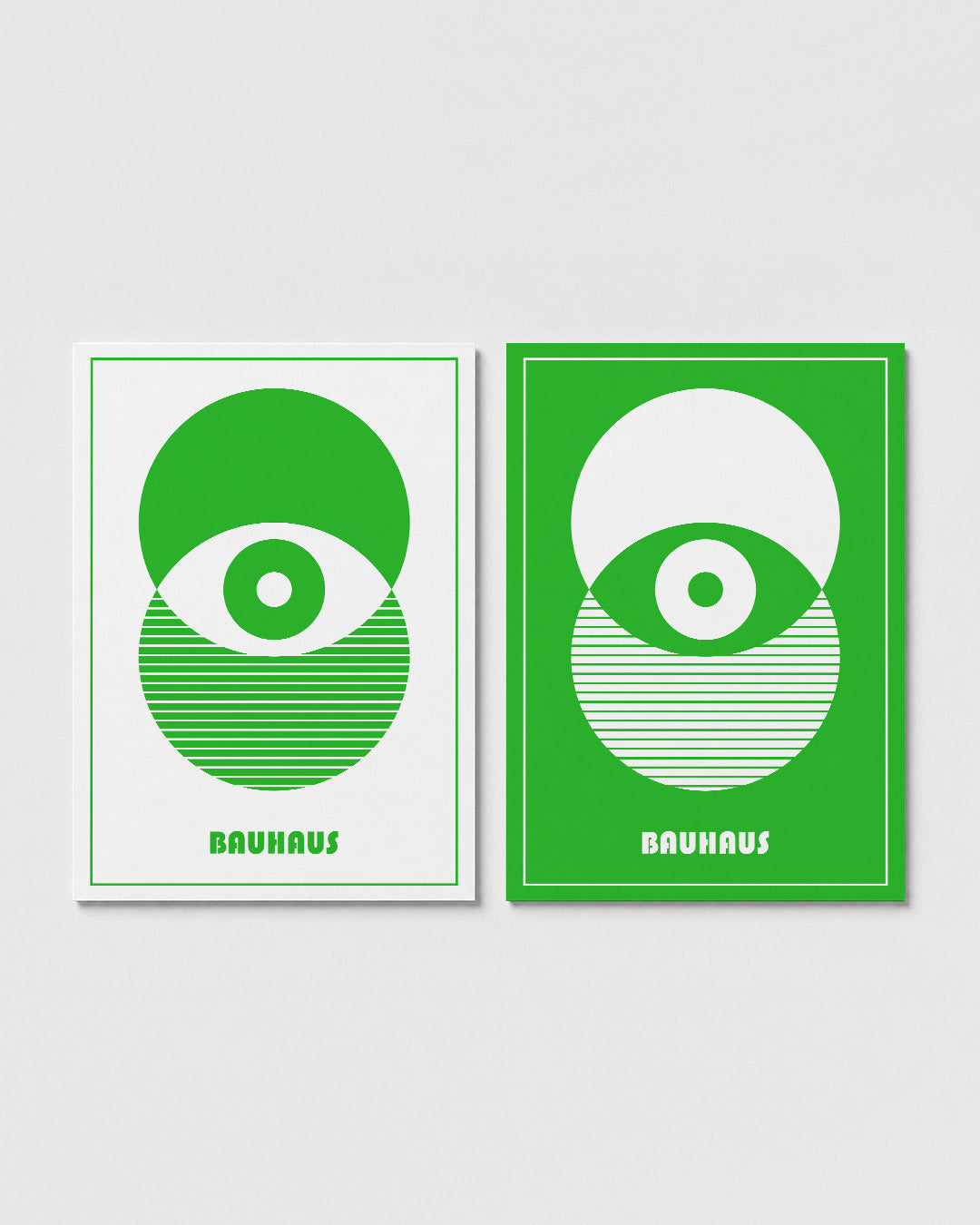 Groene cirkelcompositie Posterset