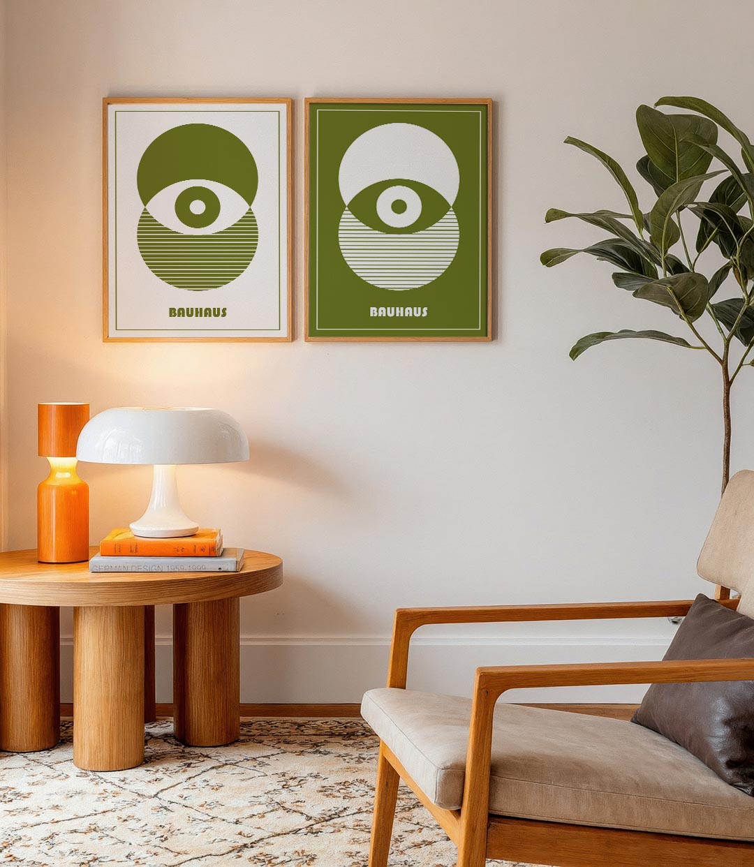 Cirkel en strepen Posterset