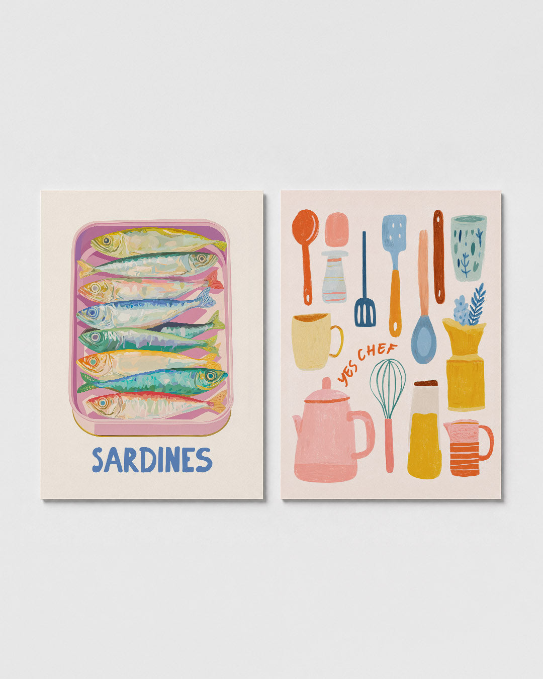 Kleurrijke vissen Posterset