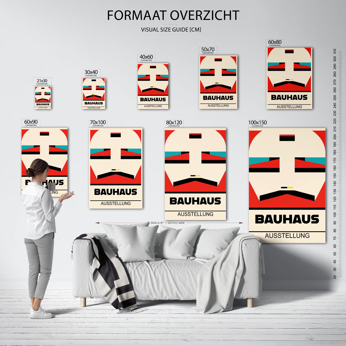 Vormen en vlakkenspel Poster