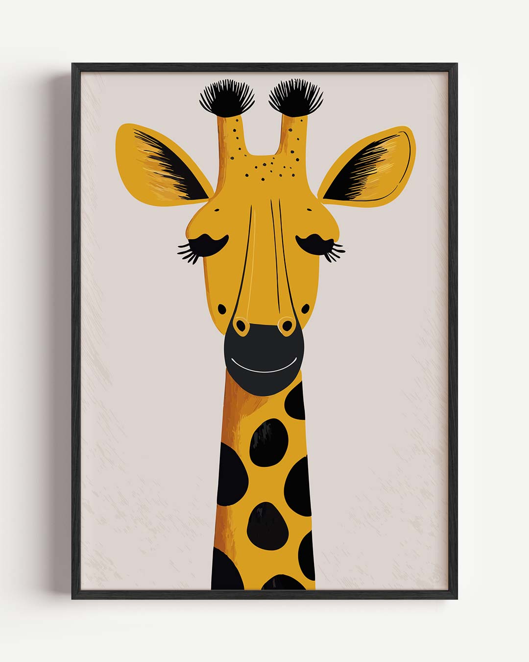 Vrolijke Giraffe Poster-WallArtistic