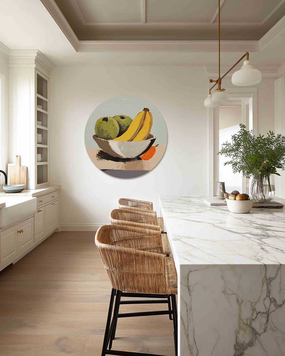 Fruitstilleven Muurcirkel