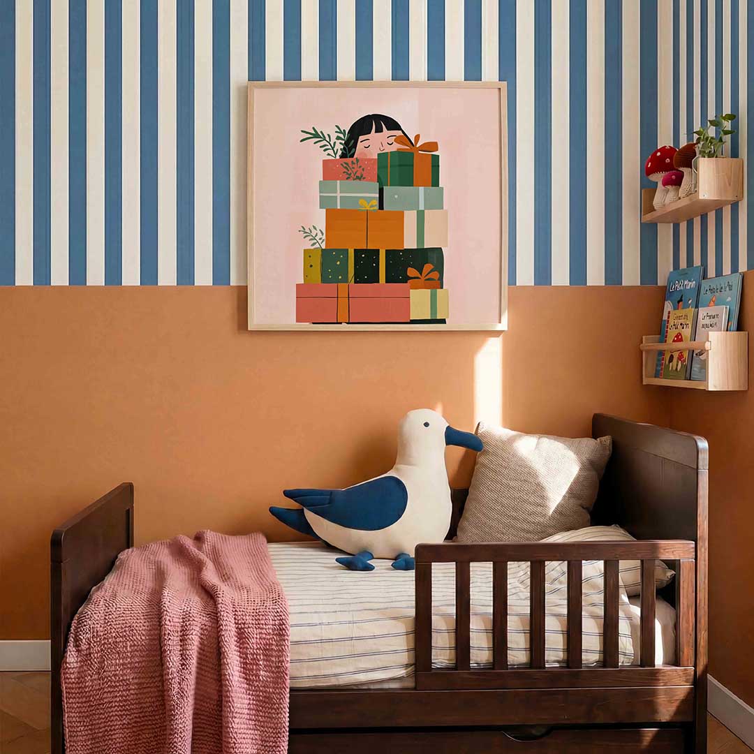 Cadeaus en bladeren Poster