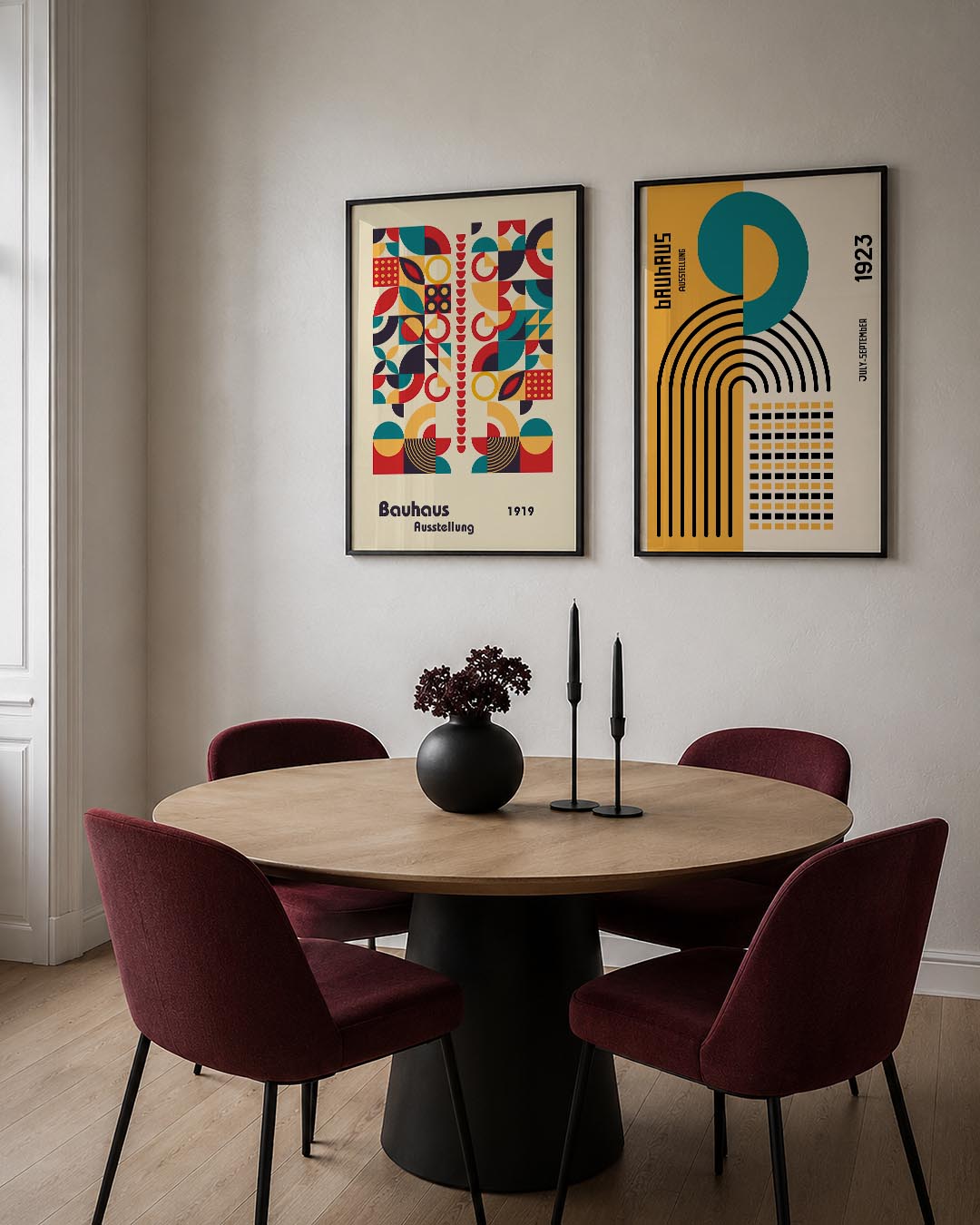Vormen en vlakkenspel Posterset