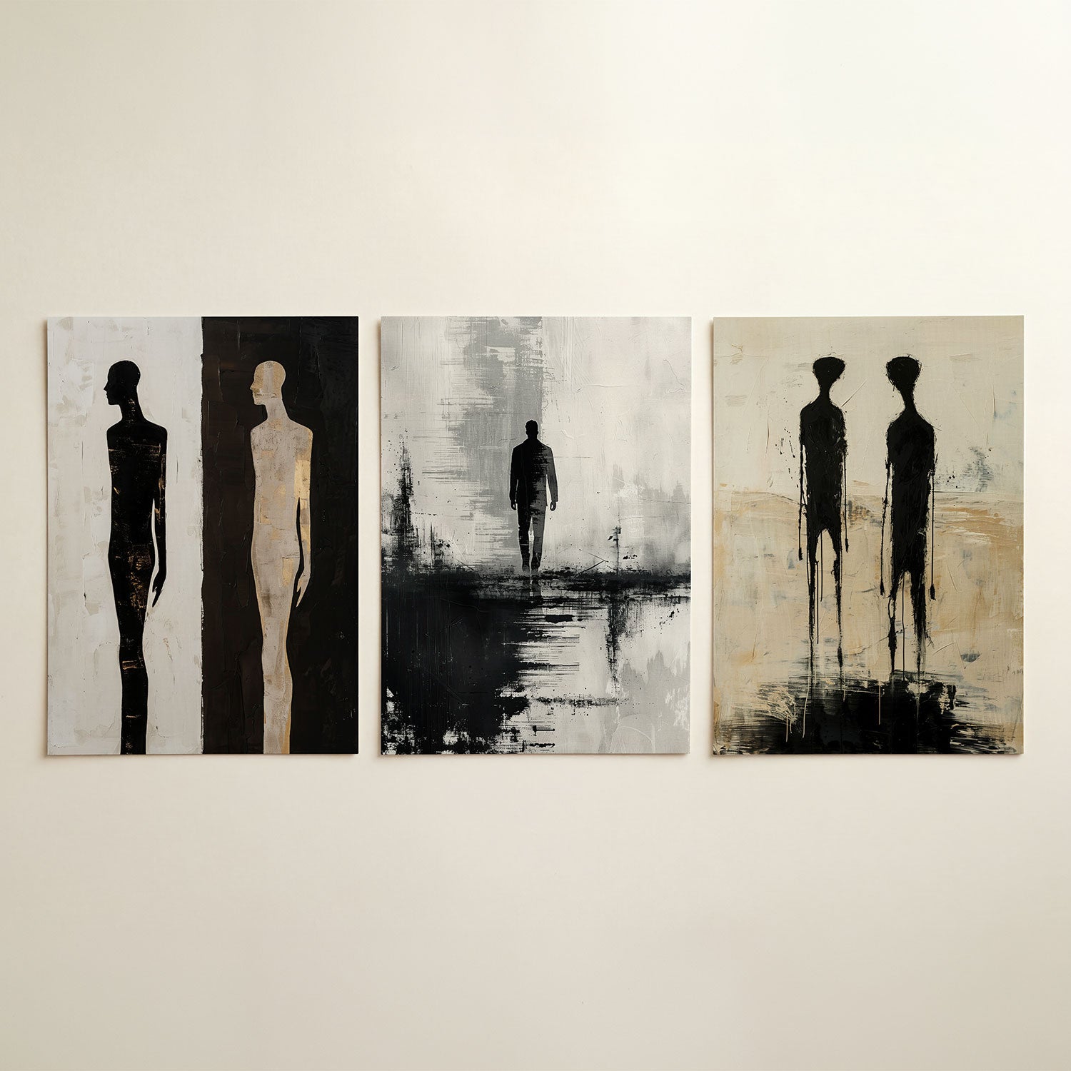 Silhouet contrast Posterset