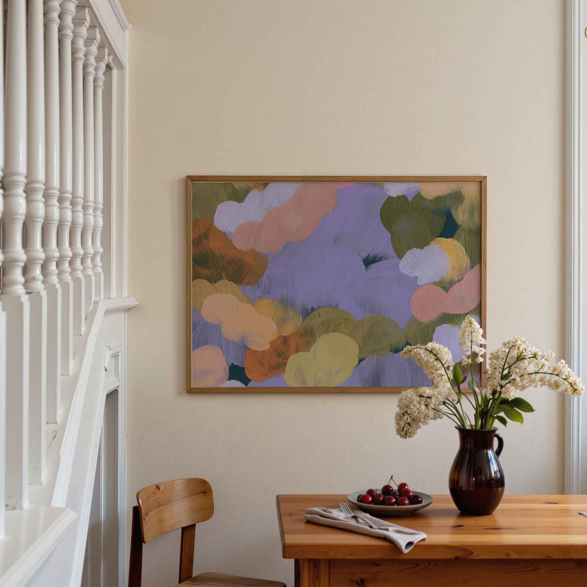 Abstracte wolken Poster