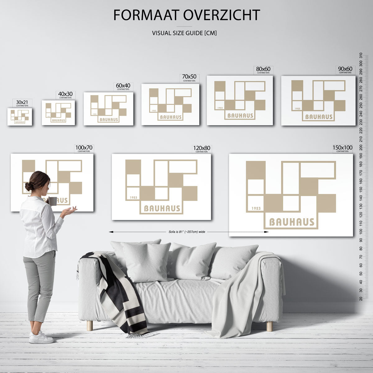 Vorm en vlakken Poster
