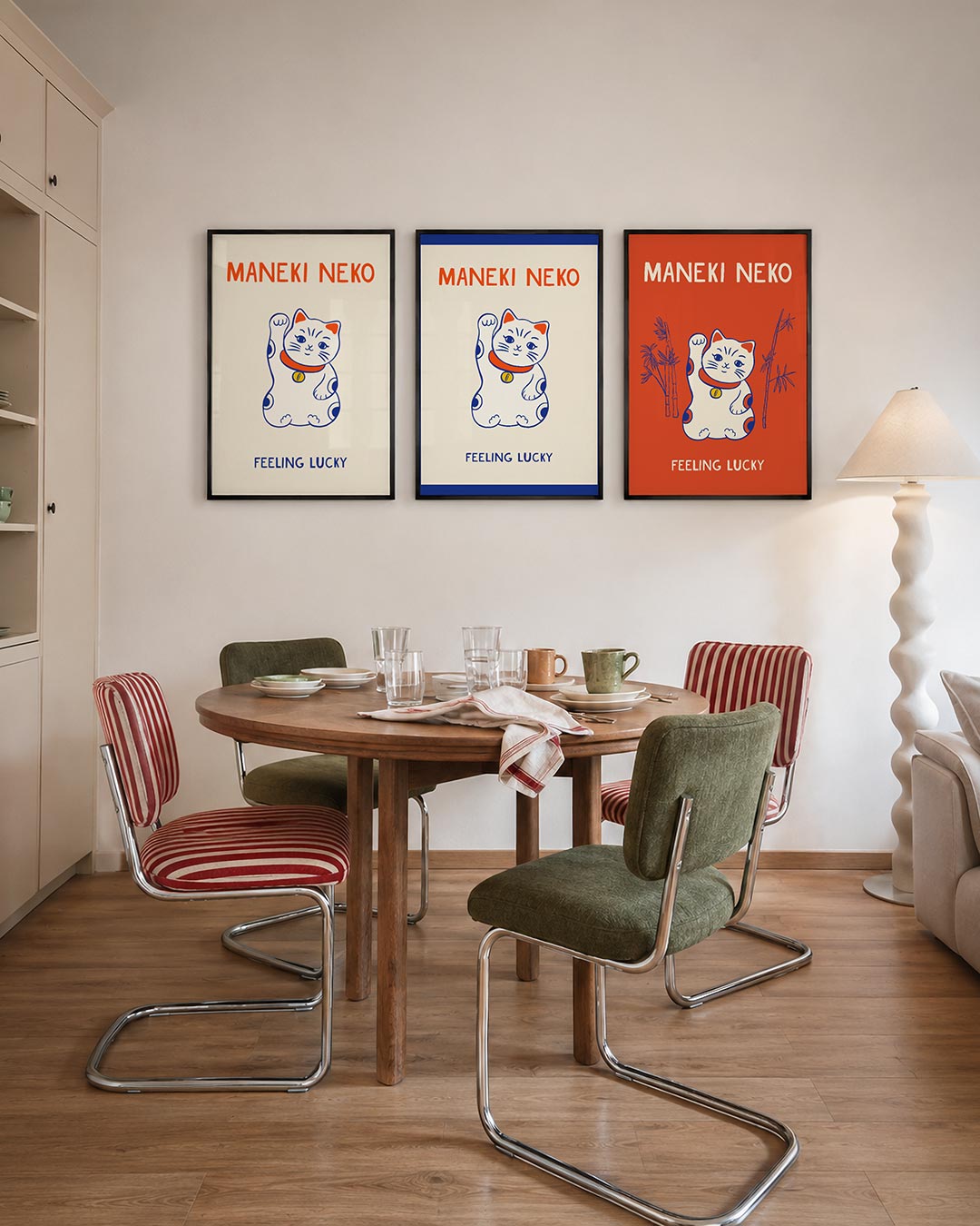 Geluksbrenger kat Posterset