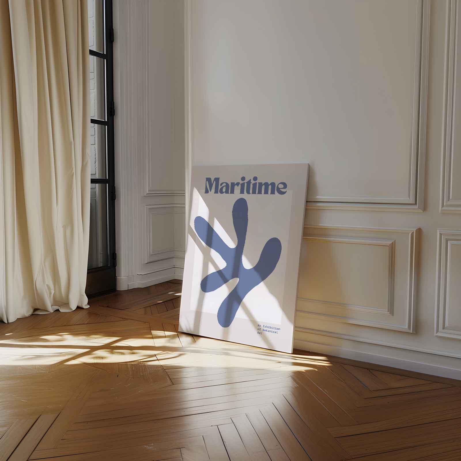 Maritieme Botanische Kunst Kunstwerk-canvas-dibond-plexiglas-wanddecoratie-WallArtistic
