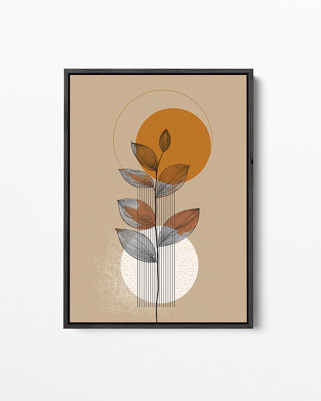 Geometrische natuurvormen Kunstwerk