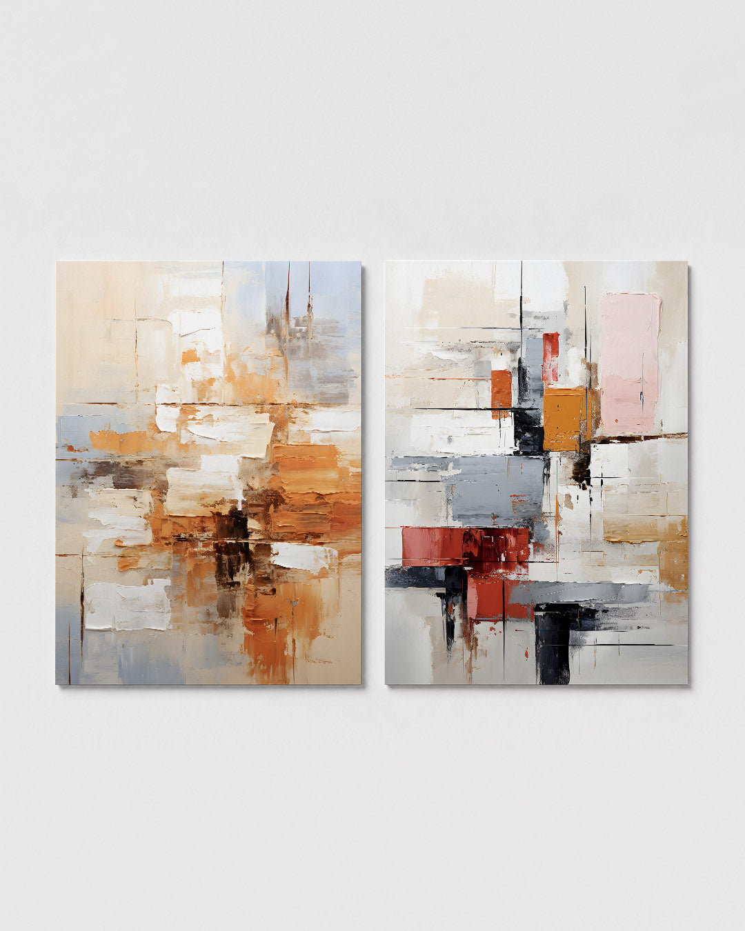Vorm en kleurenspel Posterset