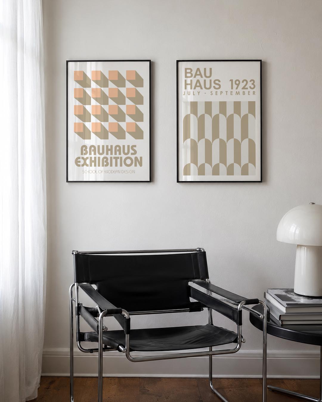 Vorm en schaduw Posterset